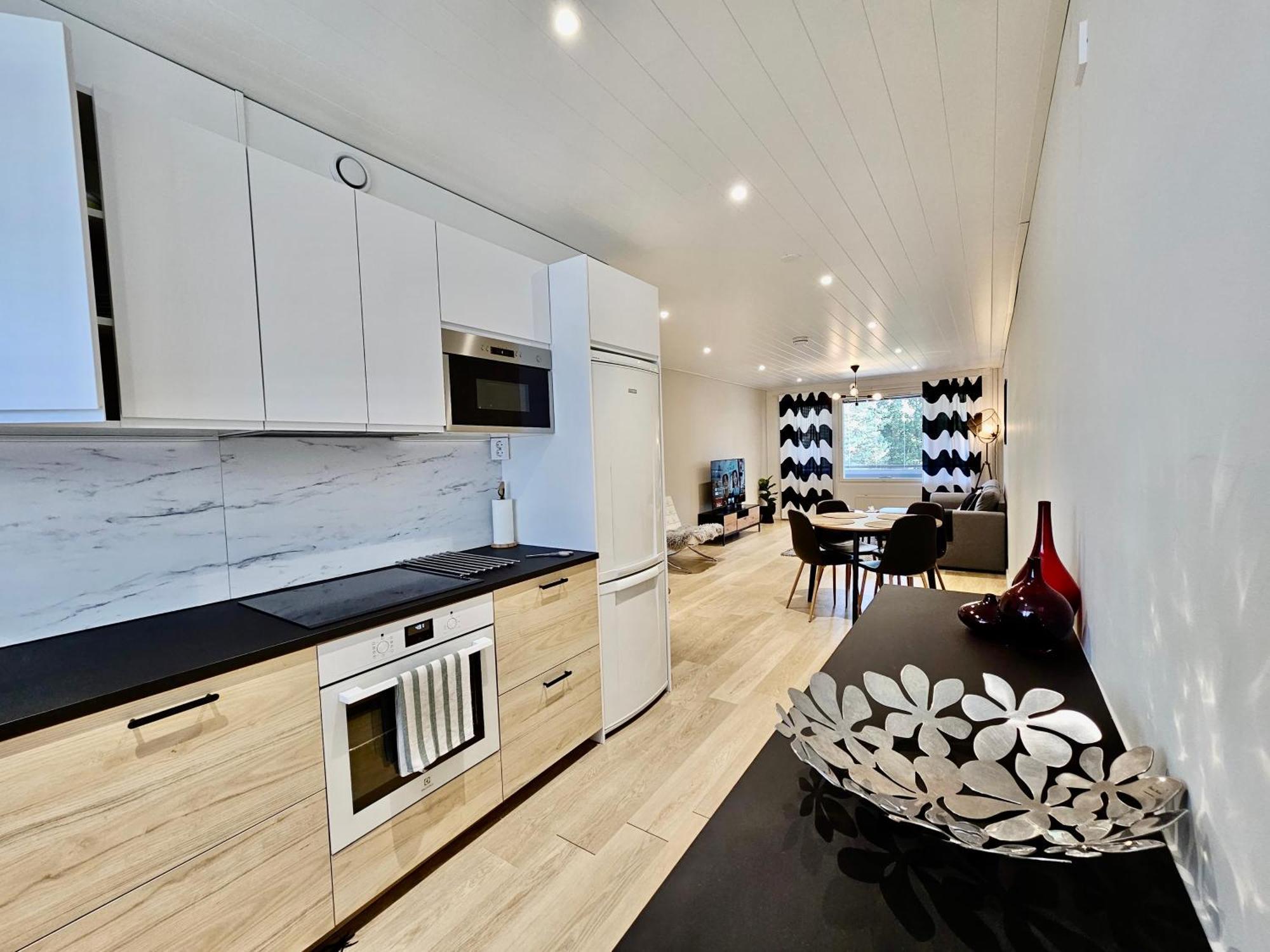 Elegant Apartment With Sauna In The Center Рованиеми Экстерьер фото